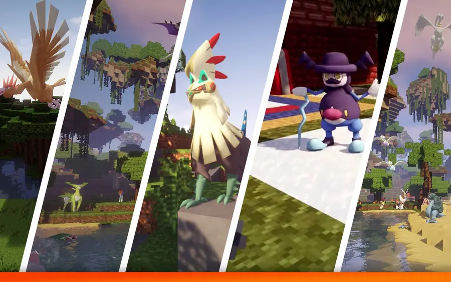 The Pixelmon Modpack in-game